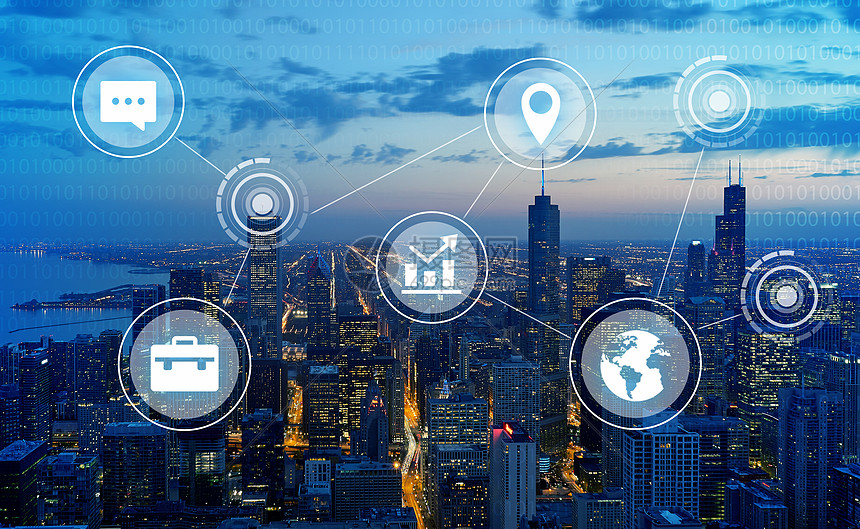 智能科技 未来城市的高清画卷